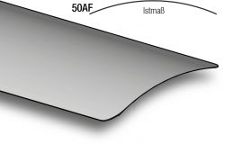 50-mm-Lamellen mit Seitenführungsseilen EL50AF: flexible 50-mm-Lamellen